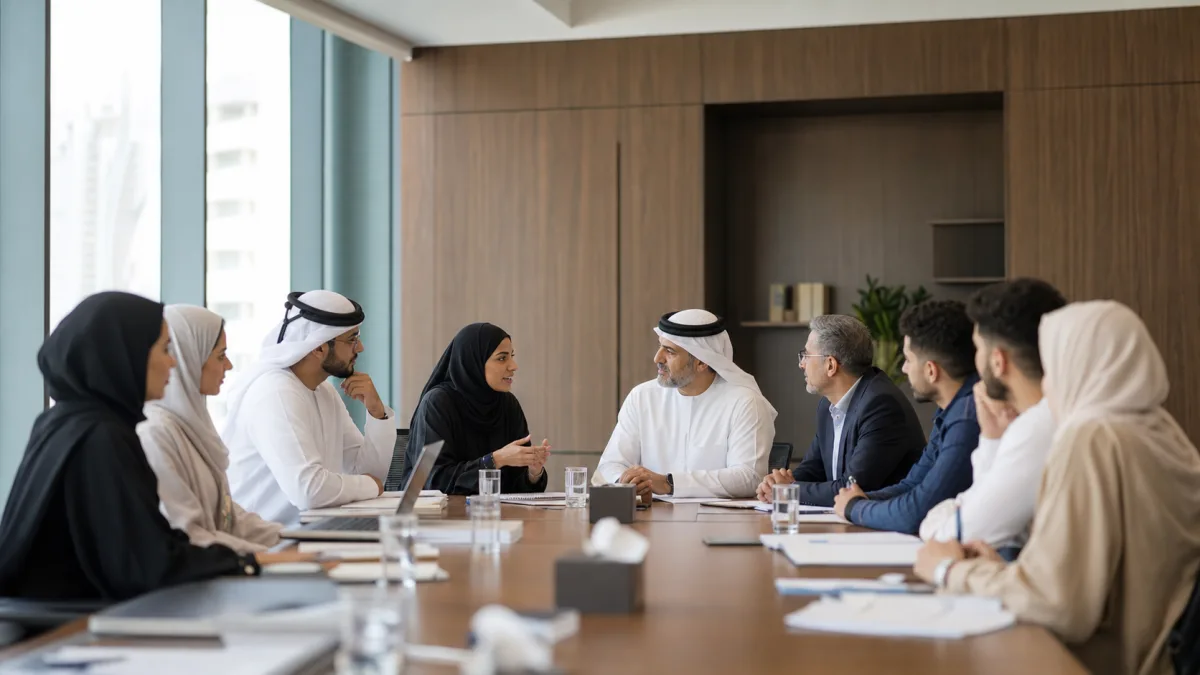شباب عرب يناقشون مبادرة مجتمعية حول طاولة مستديرة